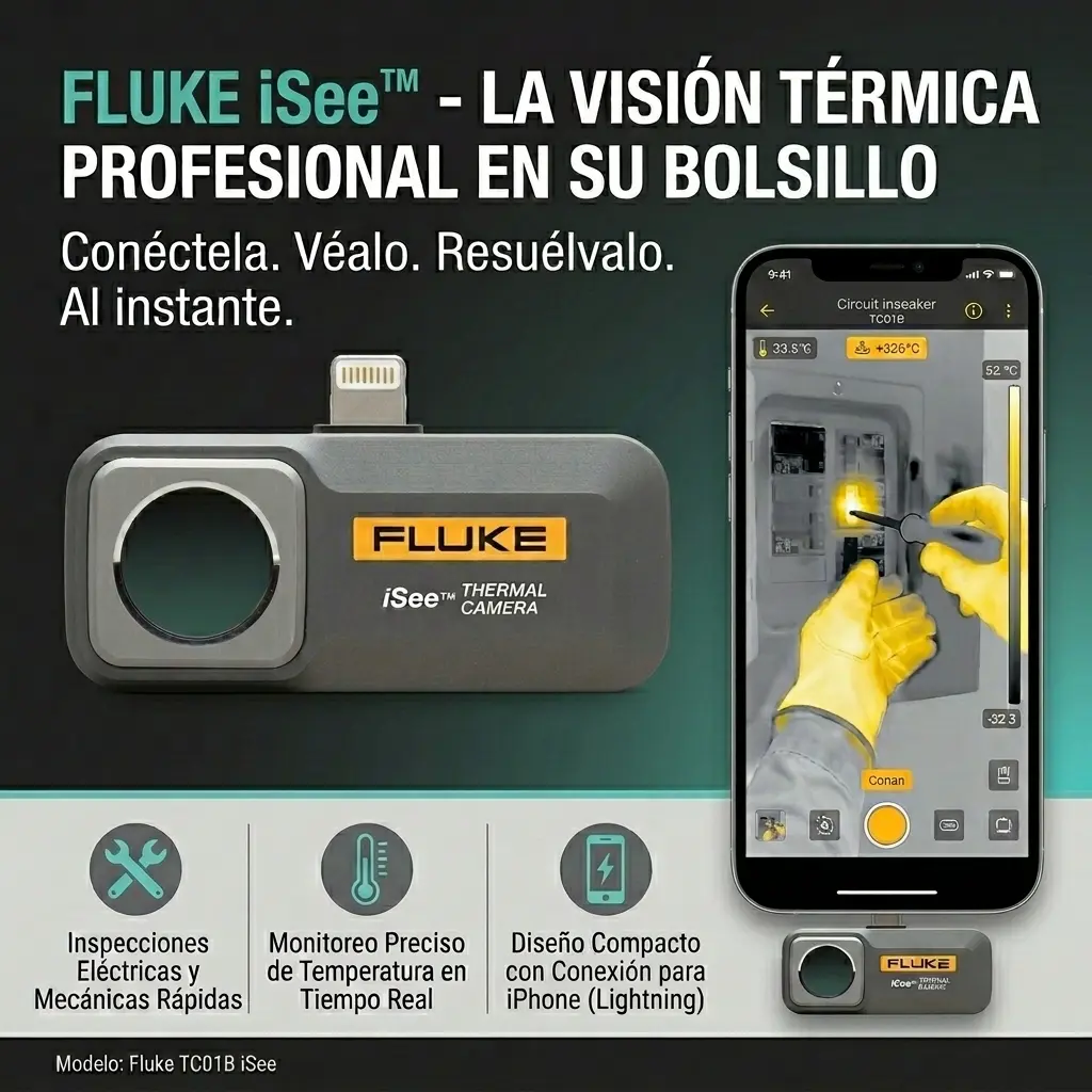 Cámara Termográfica Móvil Fluke TC01B