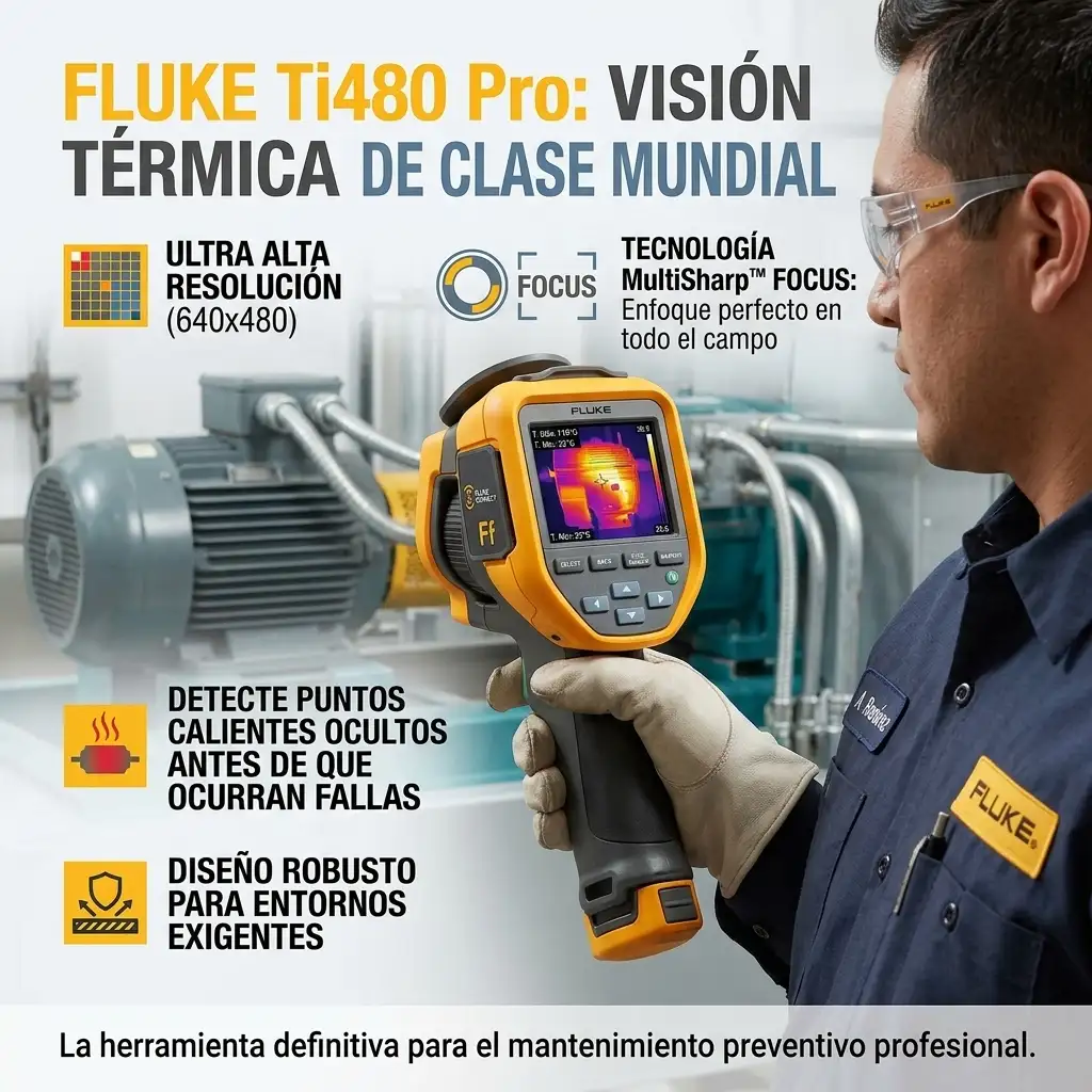 Cámara Termográfica Fluke Ti480 PRO