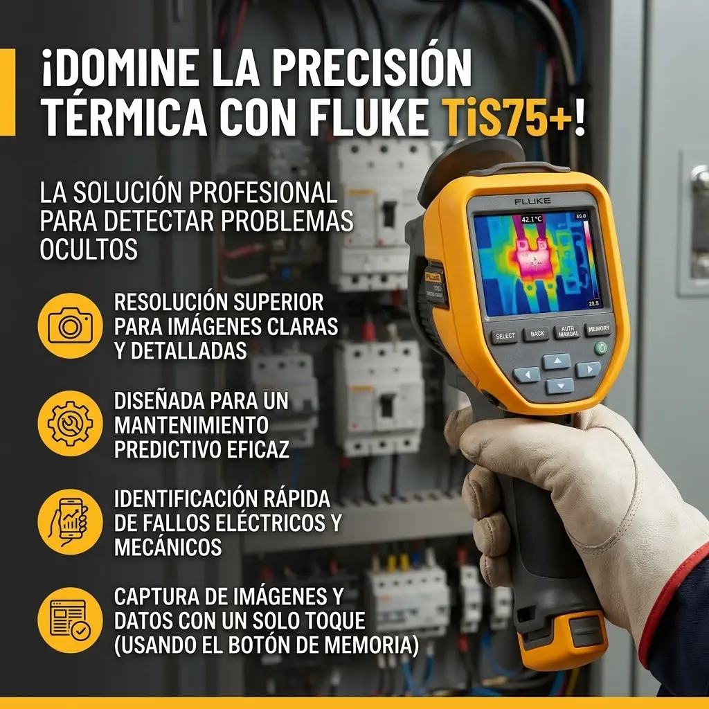 Cámara Fluke TIS75+