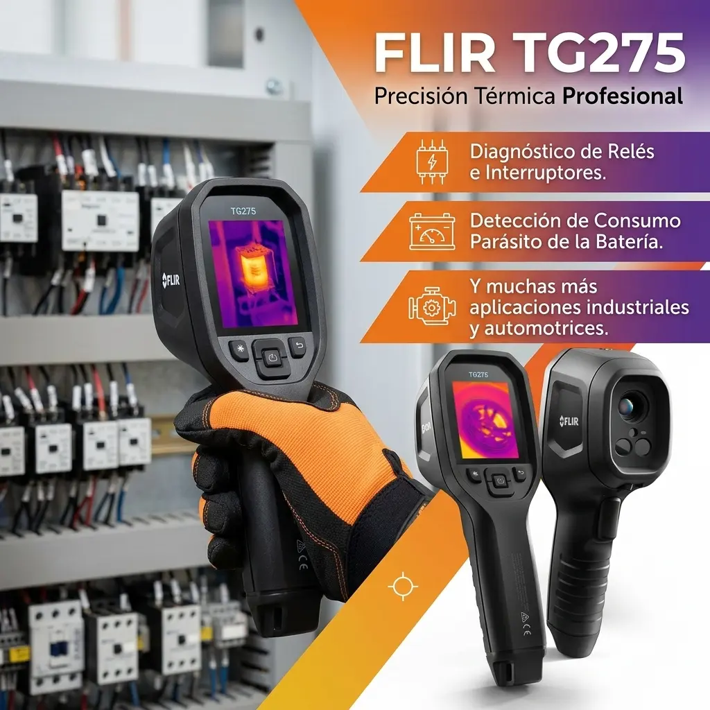 Promocional de pistola Termográfica FLIR TG275
